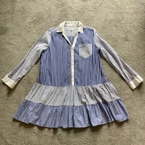 Roller Rabbit striped shirtdress, size large